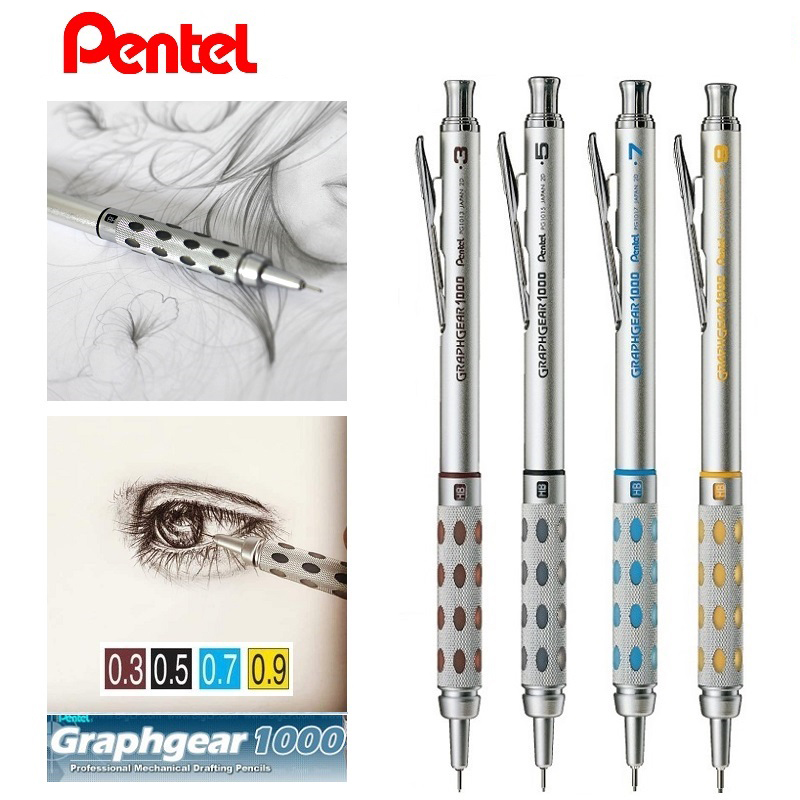 Pentel Pen Energel - Japonia Pentel ołówek automatyczny GraphGear 1000