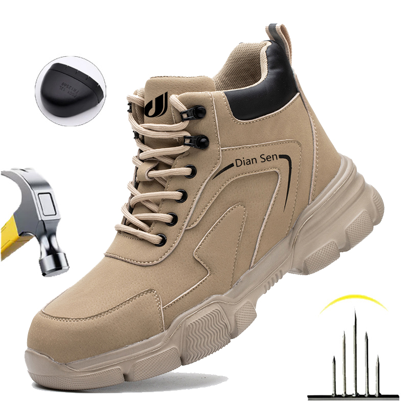 Sewing Nylon - Męskie buty robocze ze stalowym noskiem,