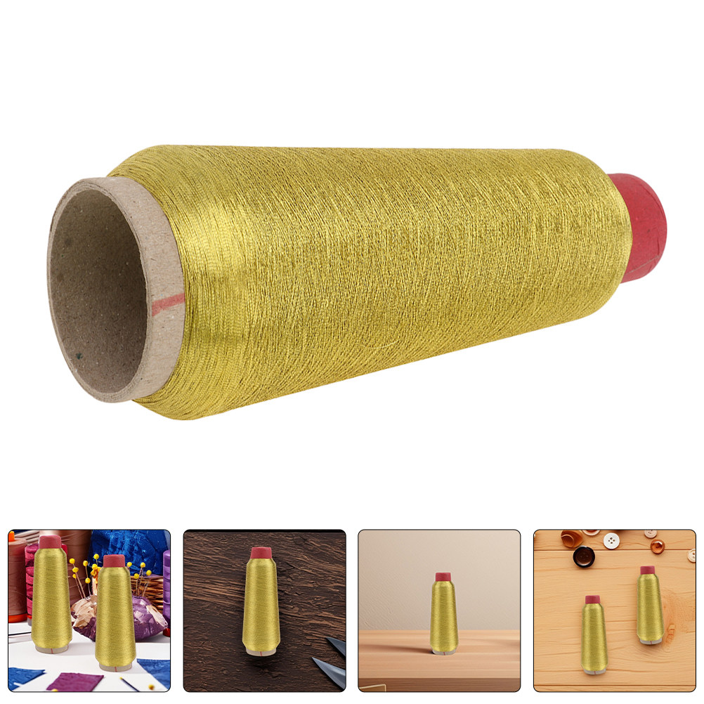 Sewing Roll - 2 rolki wysokiej jakości złotej metalicznej