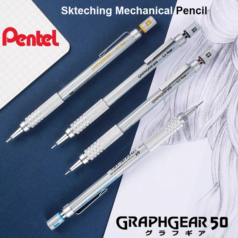 Pentel Pen Energel - Ołówek mechaniczny Pentel GraphGear 500 niezniszczalny