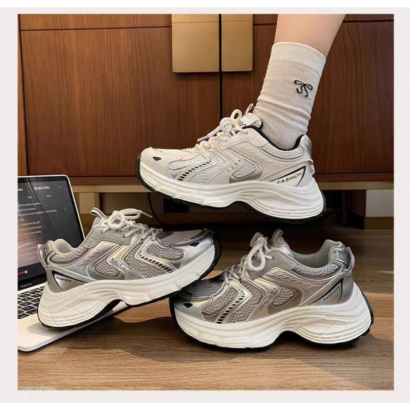 Sewing Nylon - Damskie sneakersy Unky Dad na wiosnę
