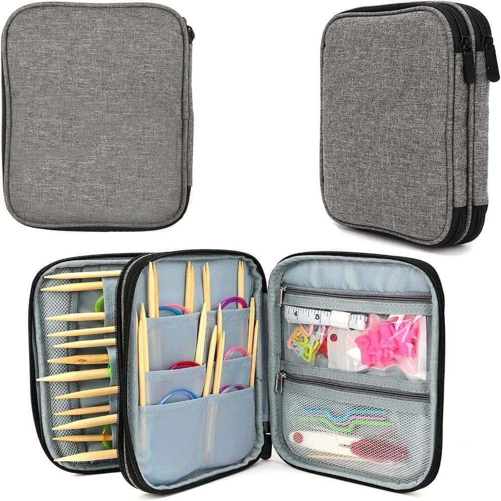 Textile Sewing Kit - Druty do robienia na drutach etui,