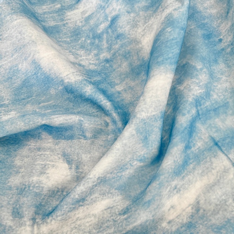 Różowo-szaro-niebieska tkanina – Sewing Tie Dye recenzja i cena