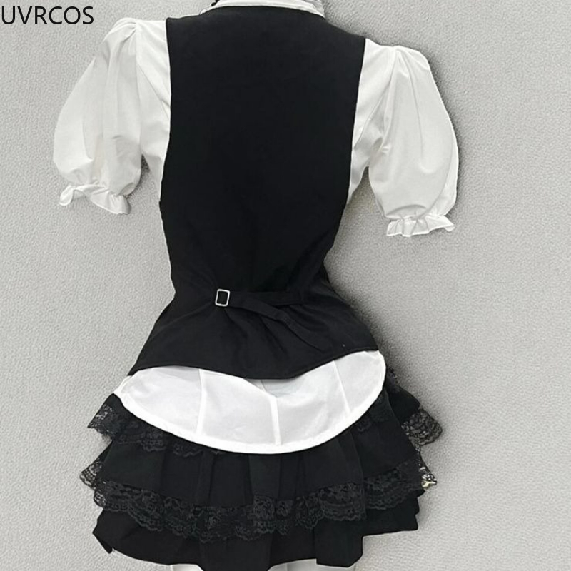 Y2k Estetyczny styl Lolita Sło – Sewing Vest recenzja i cena