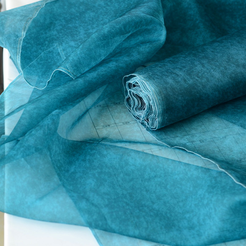 Tkanina jedwabna organza tie-d – Sewing Tie Dye recenzja i cena