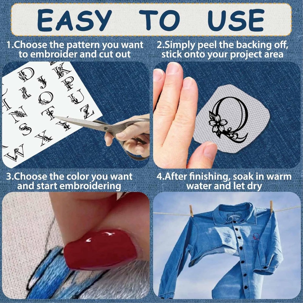 Litera A-Z rozpuszczalne w wod – Sewing Kit recenzja i cena