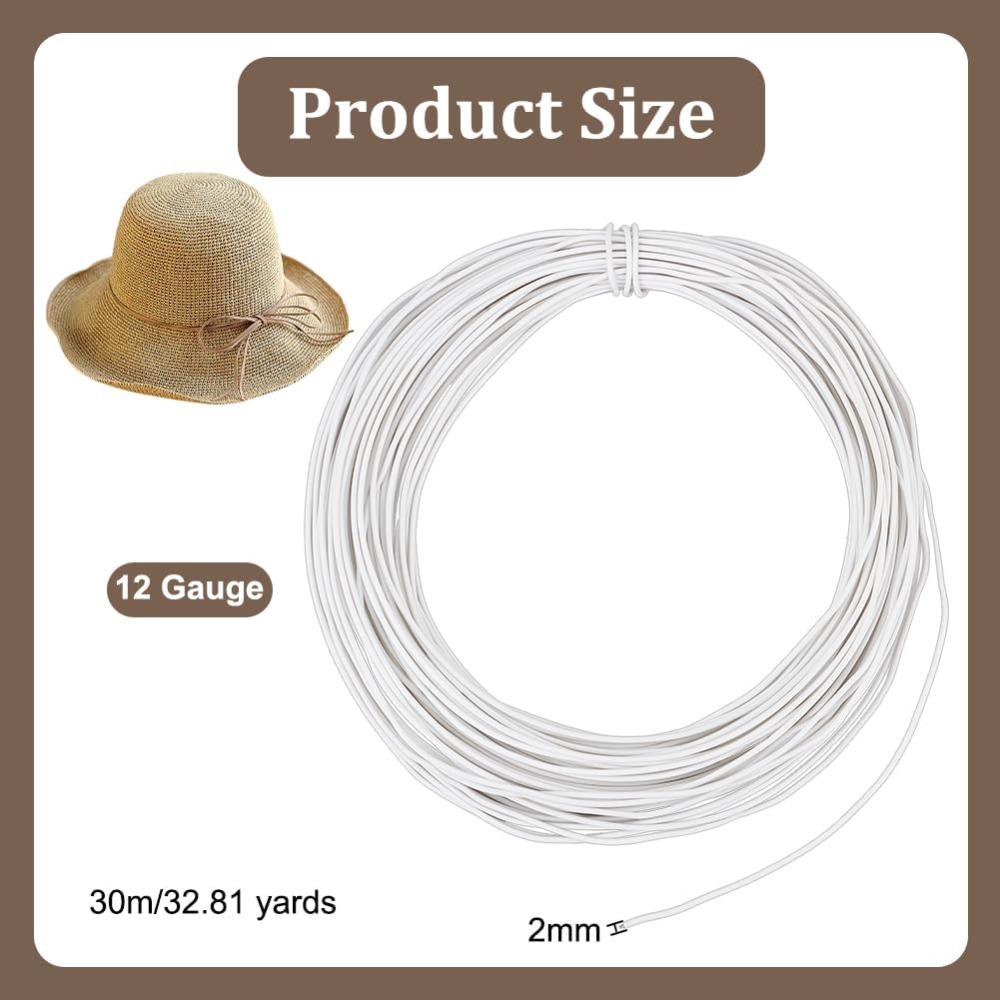 30m Biały drut millinery o śre – Sewing Kit recenzja i cena