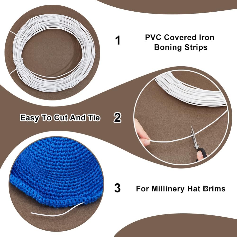 30m Biały drut millinery o śre – Sewing Kit recenzja i cena