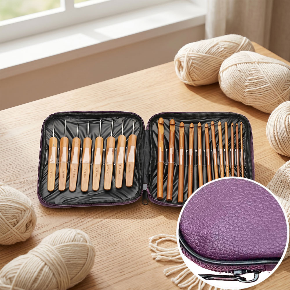 Zestaw 74 bambusowych szydełek – Sewing Kit recenzja i cena