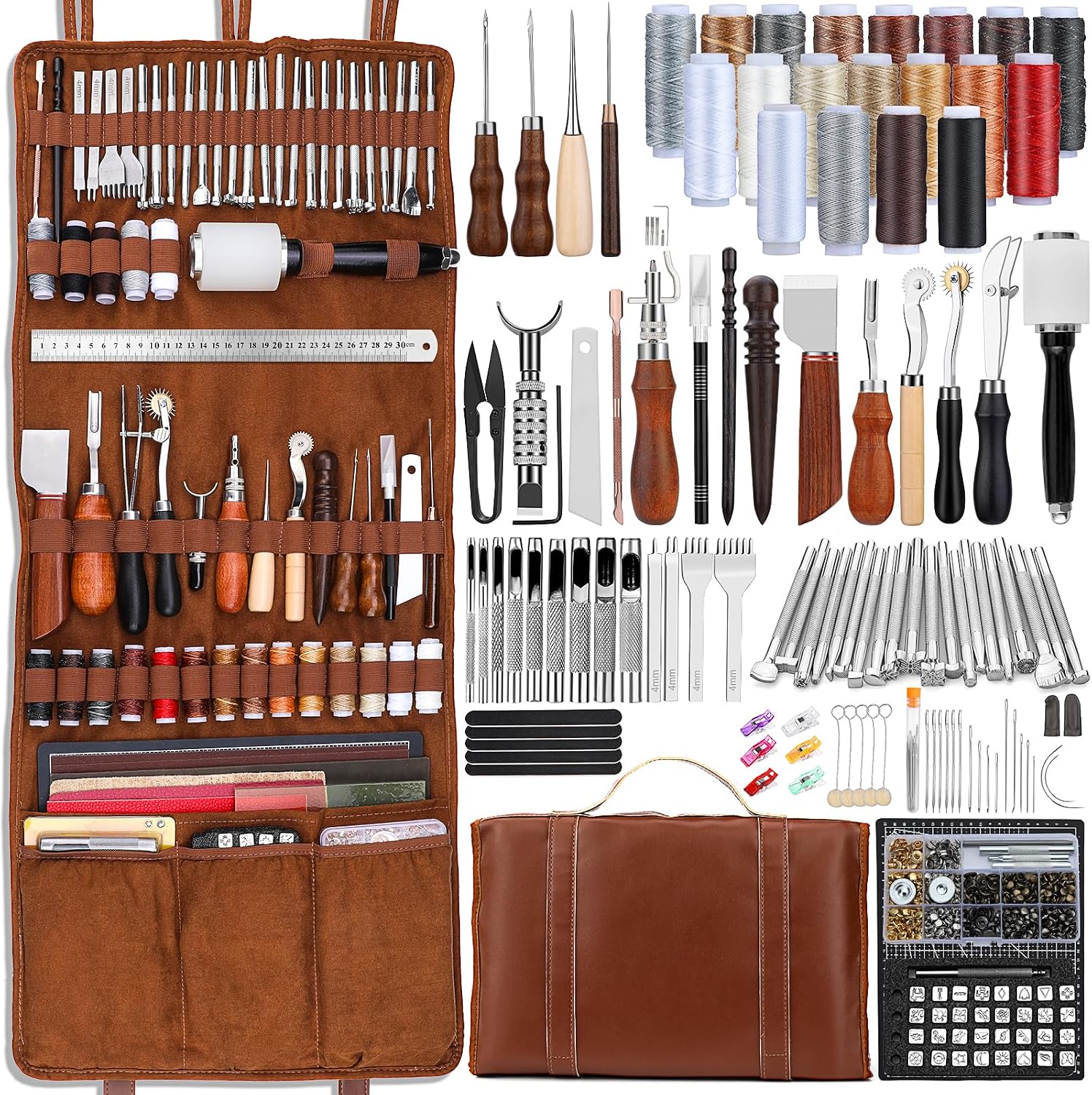 Zestaw narzędzi do obróbki skó – Sewing Kit recenzja i cena