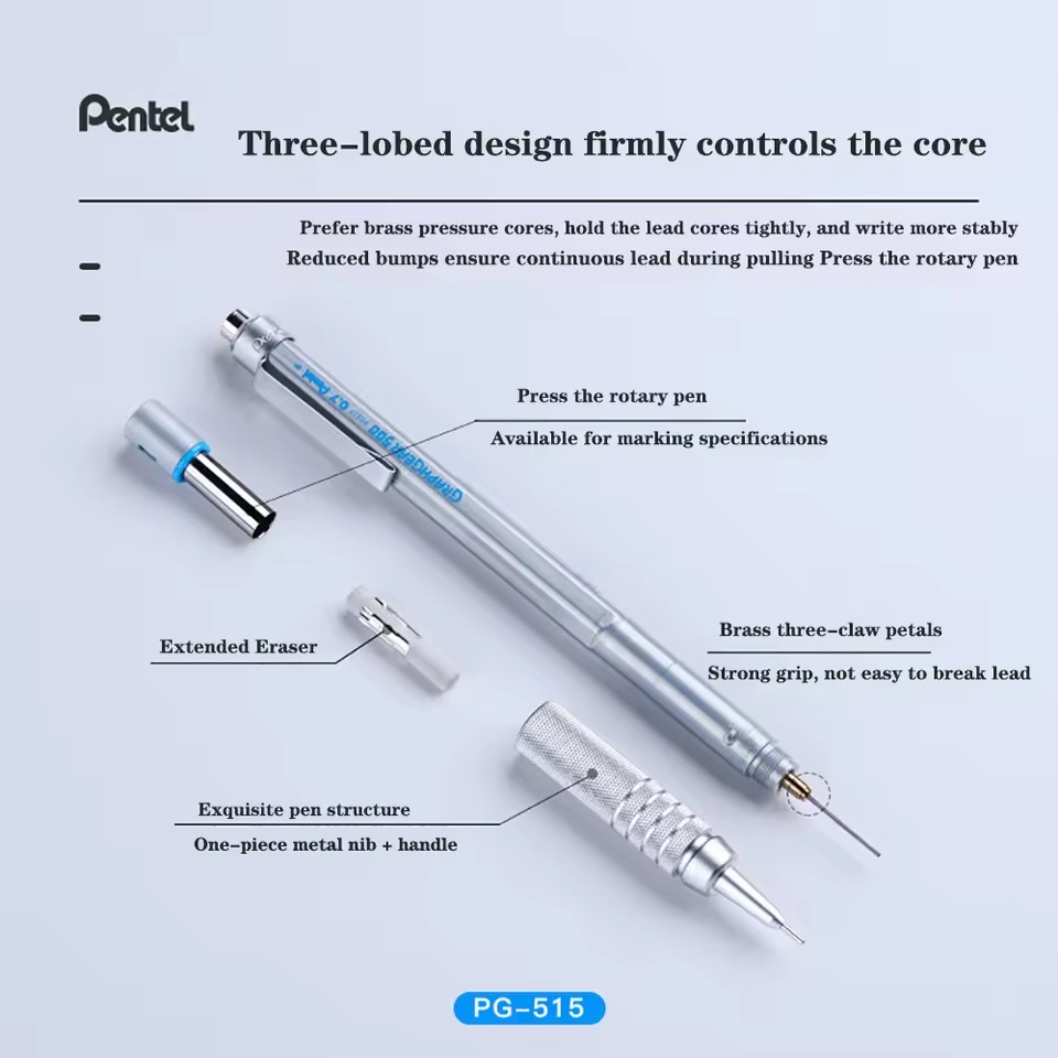 Japan Pentel Graph Gear Drafti – Pentel Pen Energel recenzja i cena