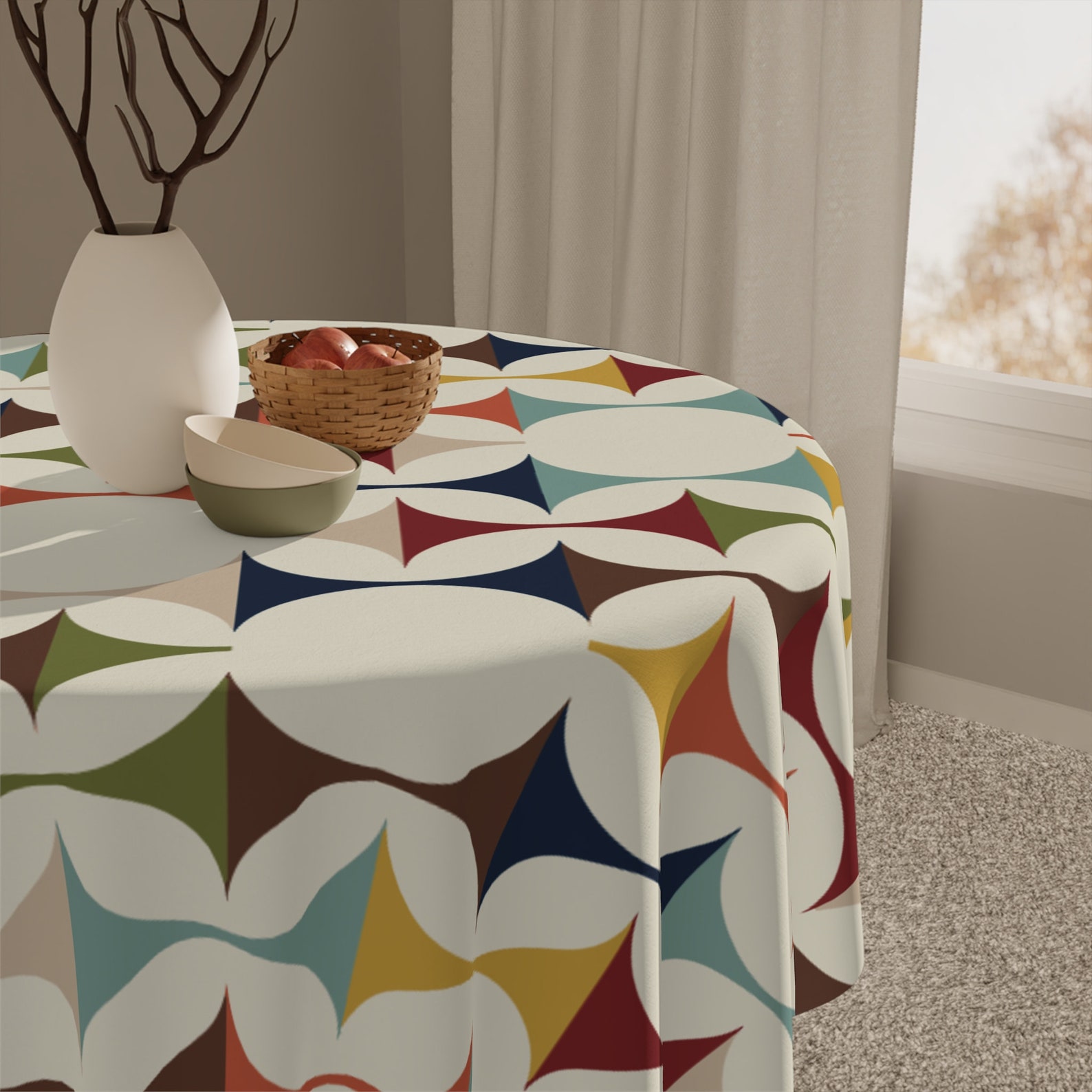 Obrus w stylu Mid-Century Mode – Century Textile & Sewing Supply Hours recenzja i cena