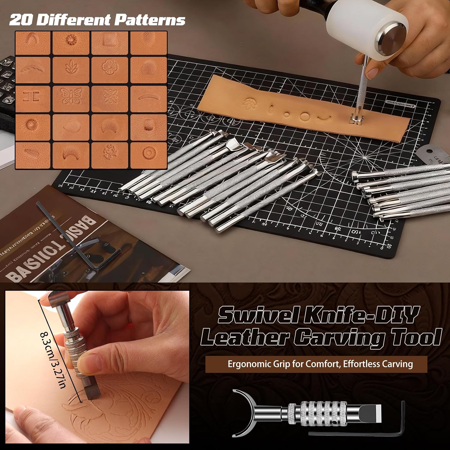 Zestaw do obróbki skóry, narzę – Sewing Kit recenzja i cena