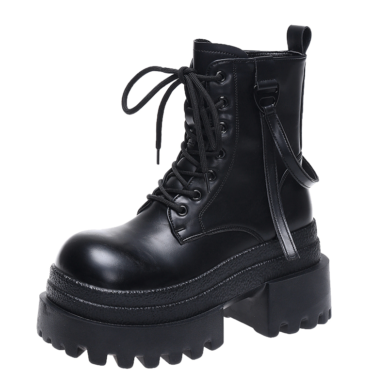 Modne damskie buty, botki dams – Sewing Front Zipper recenzja i cena
