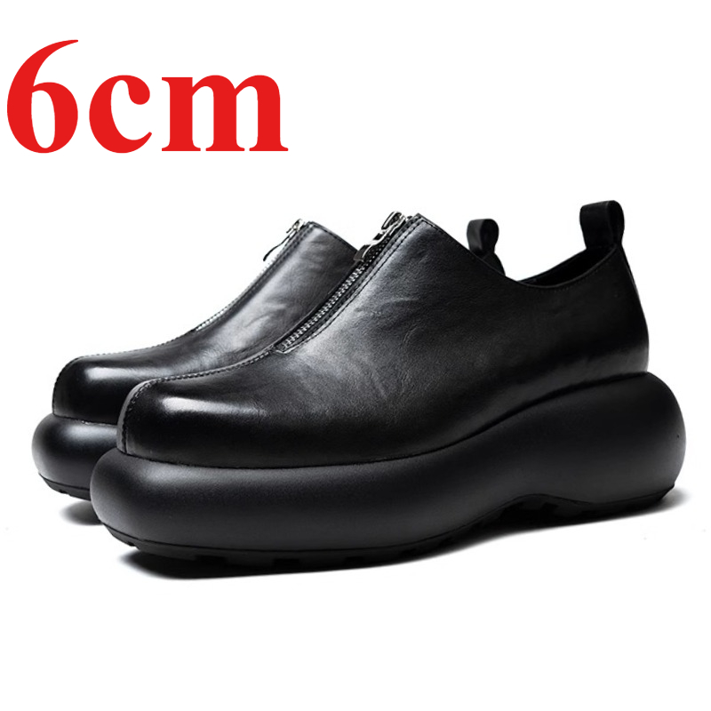 Buty Derby dla mężczyzn Buty p – Sewing Front Zipper recenzja i cena